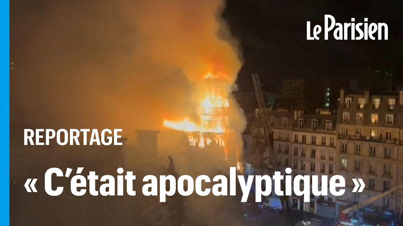 « On s'est dit que ça allait tomber » : le toit de la mairie du 12e ravagé par un incendie