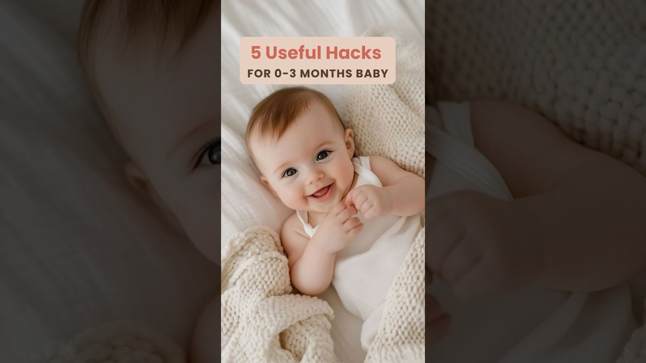 5 Must-Know Baby Care Hacks (0–3 Months)