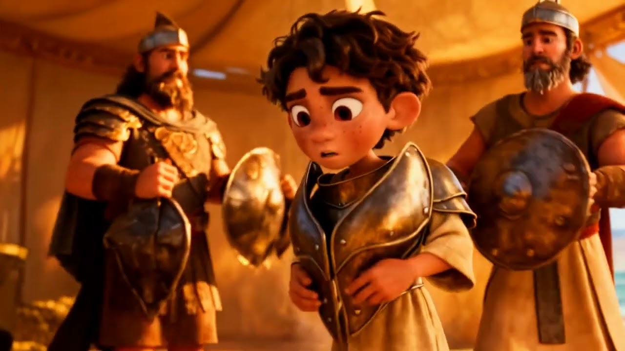 One Stone, One Shot, One Giant Falls - David & Goliath