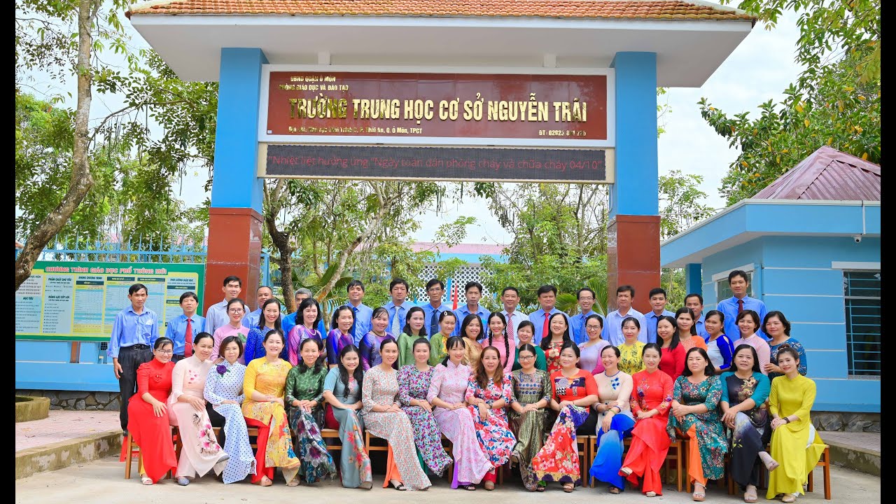 VIDEO GIỚI THIỆU TRƯỜNG THCS NGUYỄN TRÃI - P. THỚI AN - Q. Ô MÔN - TP. CẦN THƠ