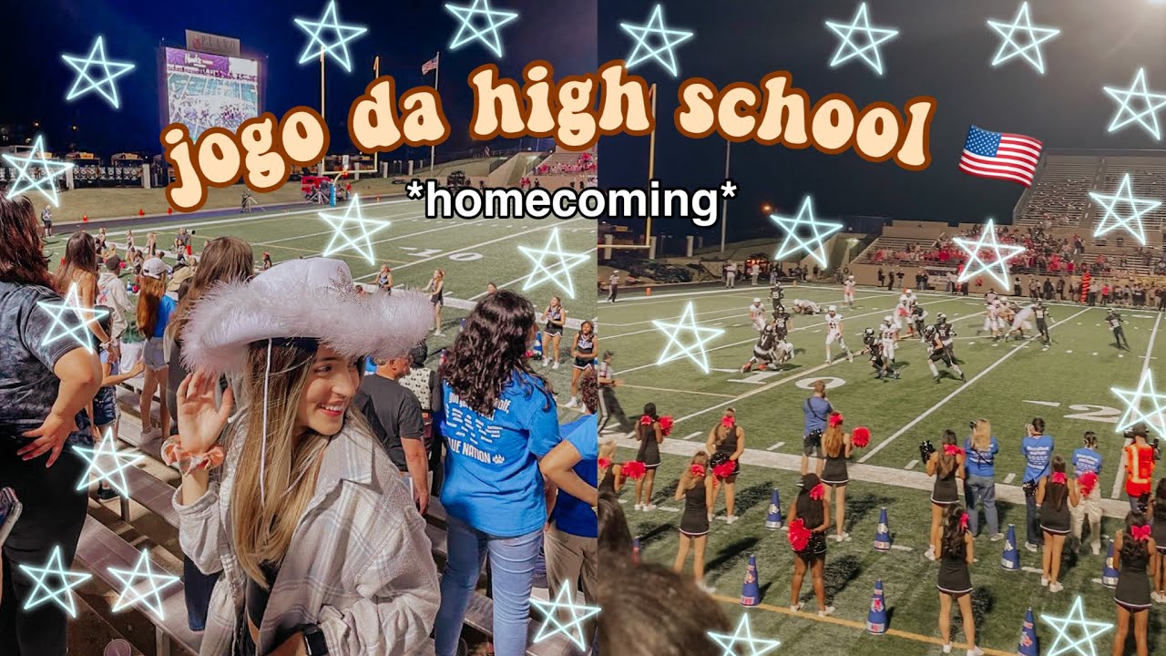 JOGO DE FUTEBOL AMERICANO NA HIGH SCHOOL NOS EUA 🇺🇸 | vlog