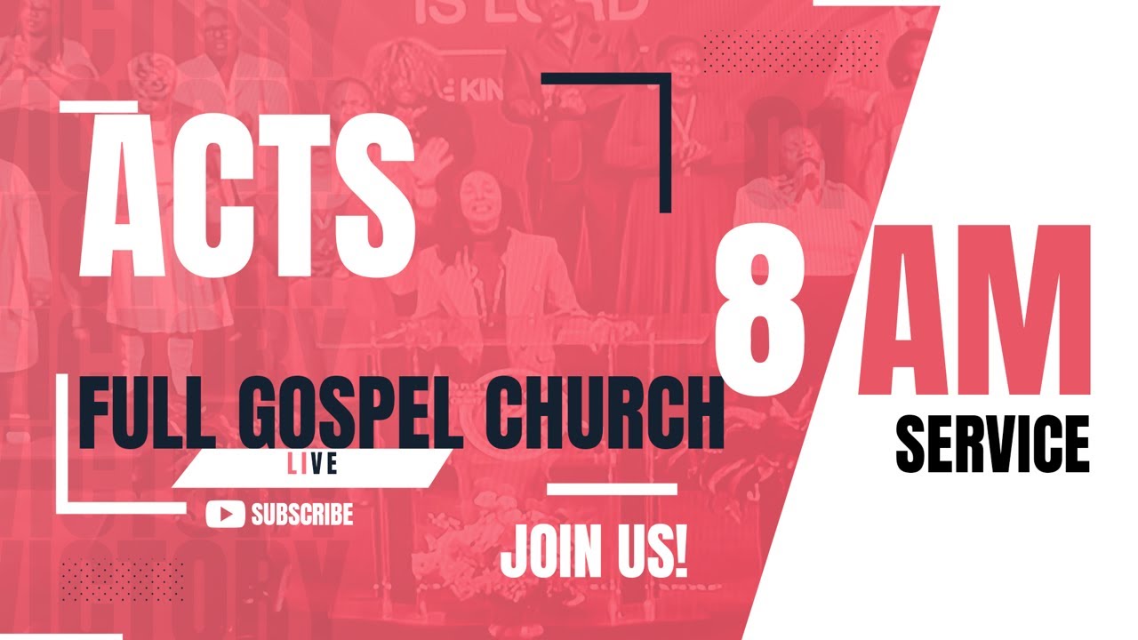 ACTS FULL GOSPEL CHURCH  | DON'T STOP PRAYING | BISHOP BOB JACKSON | 8AM