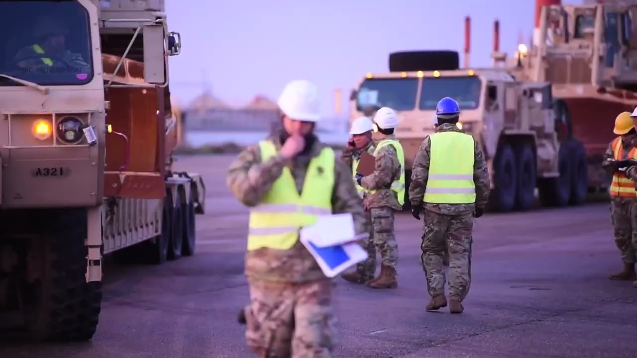 More than 1,200 US Army vehicles arrived in Europe