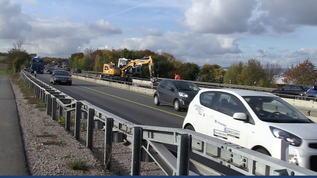 Mainz: A60 Baustellenarbeiten