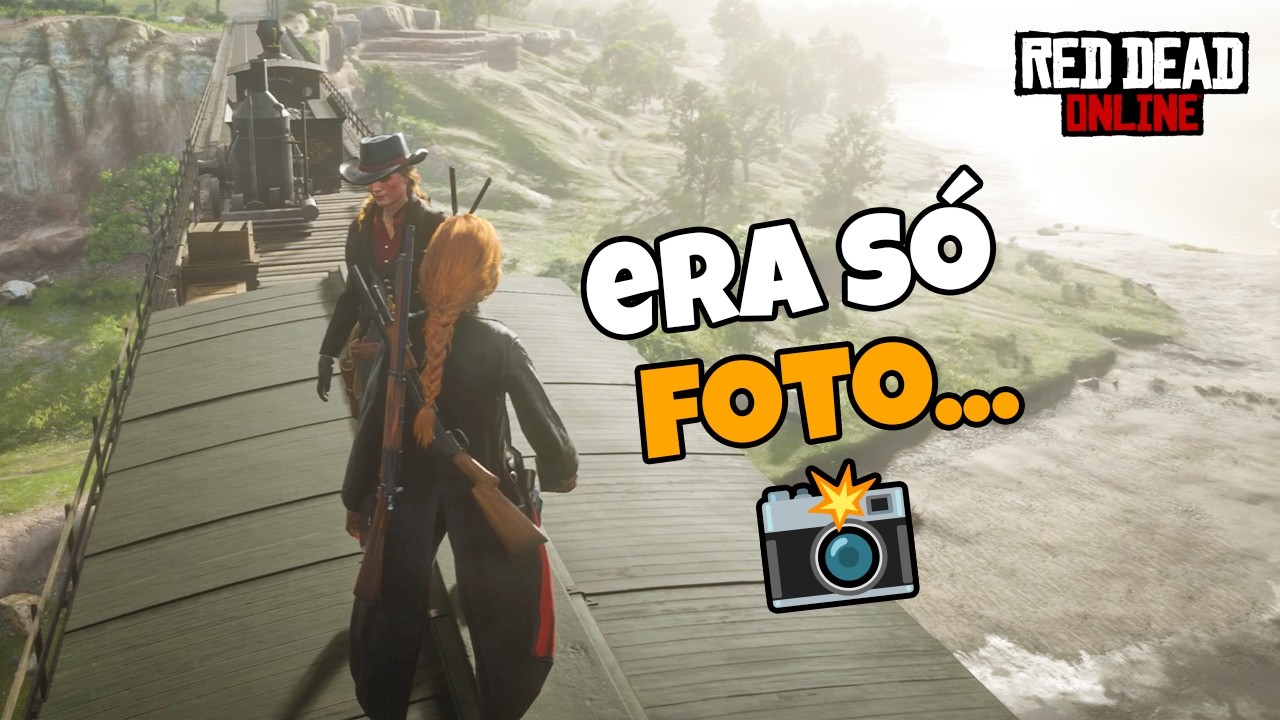 Paramos O TREM só pra tirar foto… E não deu certo | Red Dead Online | Ep. 18