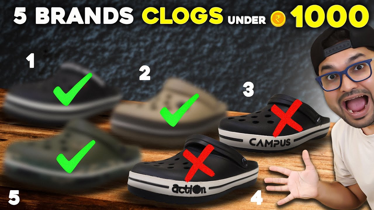 5 Clogs Try Kiye, Sirf 3 Pasand aaye 💥 Best Clogs Under 1000 ?