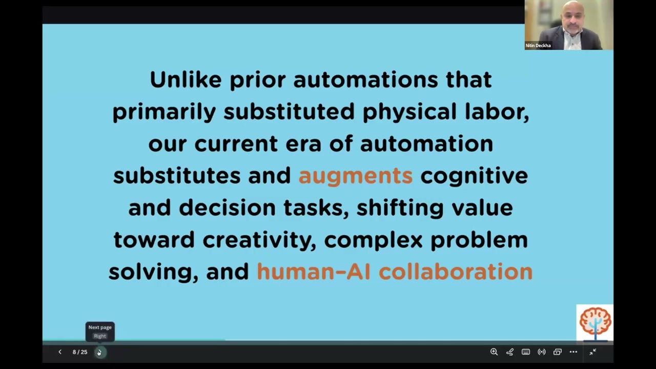 From Anxiety to Augmentation: Exploring the Impacts of AI on the Workforce & Human Skills to Thrive