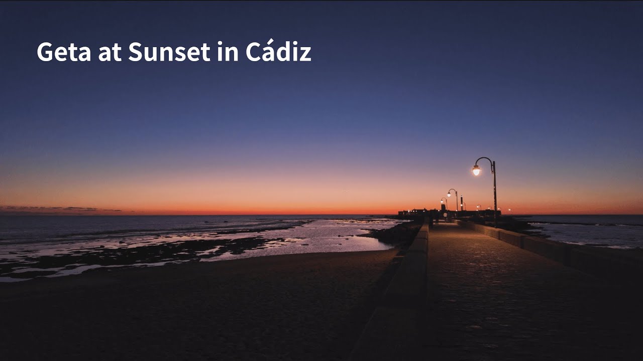 Geta Sandals at Sunset in Cadiz #relaxing #travel