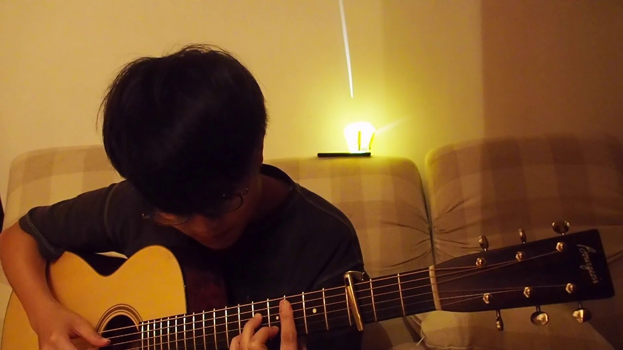 (WITHS TABS) 周杰倫 - 雨下一整晚 fingerstyle version 吉他