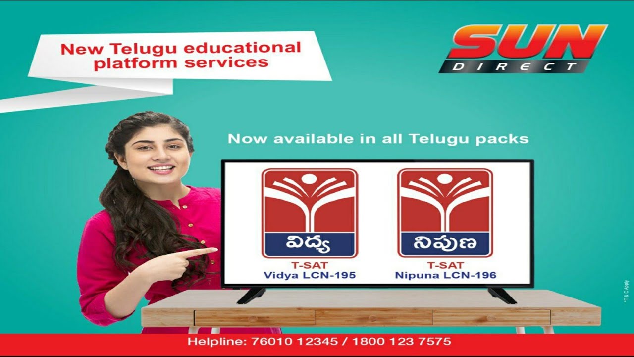 TSAT VIDYA , NIPUNA | SUN DIRECT ,TATA SKY , AIRTEL DTH | CHANNEL NUMBERS DETAILS |