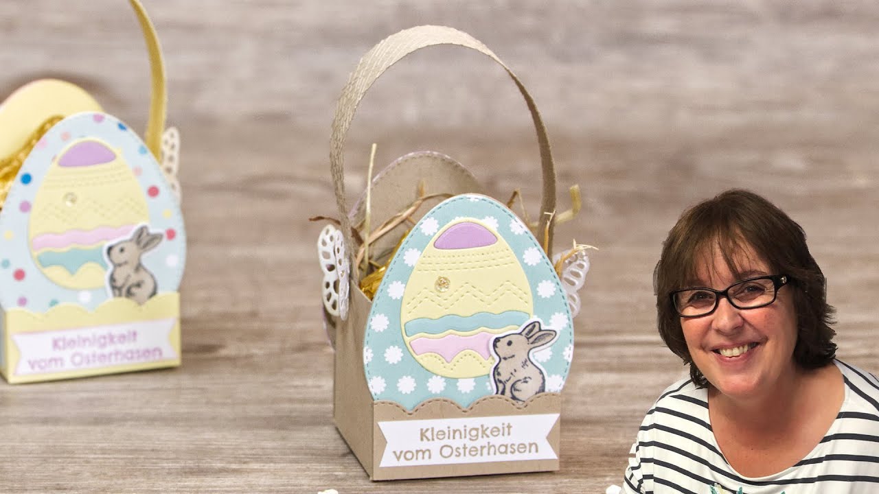 Süßes Osterkörbchen selbst basteln・Goodie / Mitbringsel ・Originelle Ostereier・Stampin’ Up!
