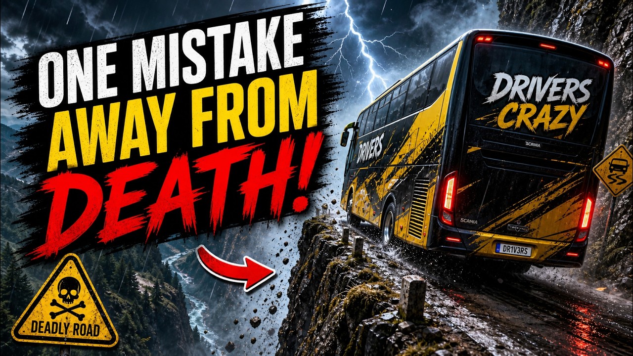 The World’s Most Dangerous Roads – Bus Driving on the Deadliest Road in the World! #6