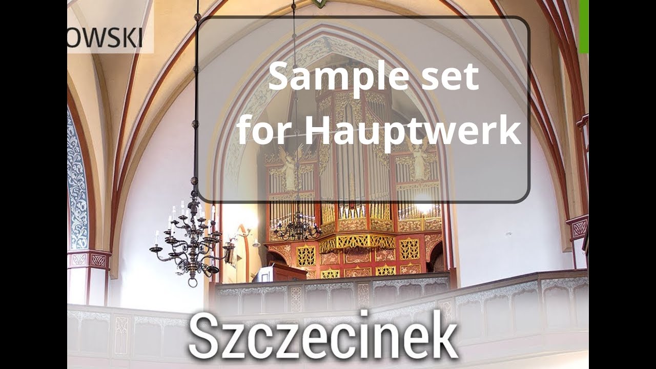 Szczecinek ‐ Sample set for Hauptwerk (tour of stops)