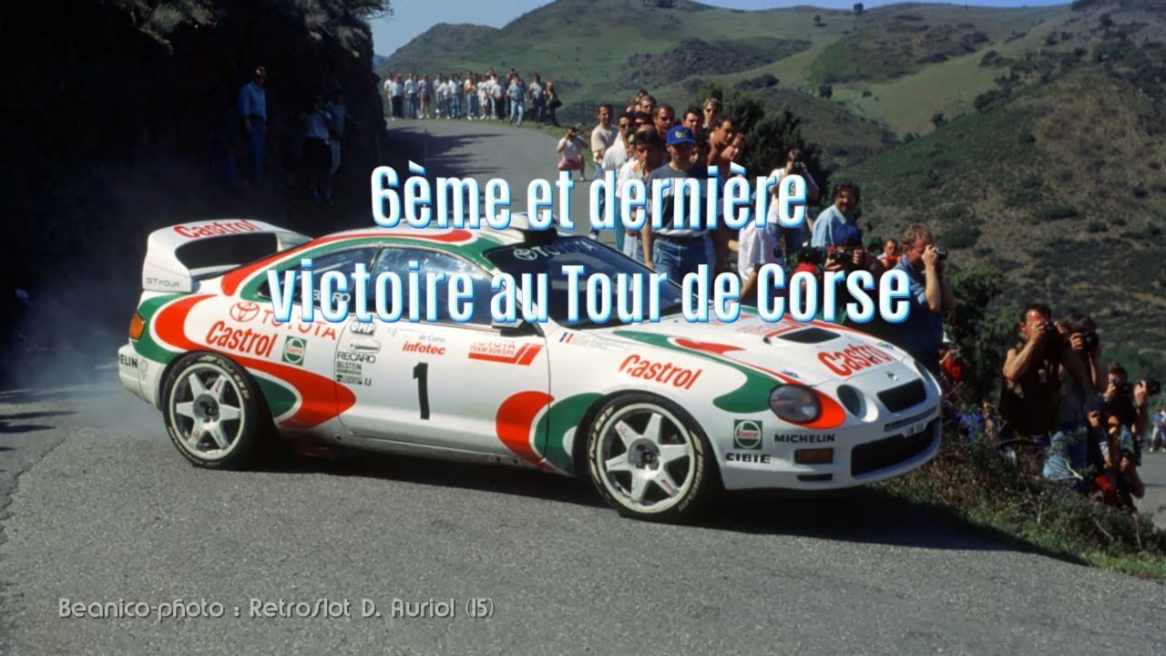 Rétrospective Slot - Didier Auriol - 1995 - Tour de Corse - Toyota Celica