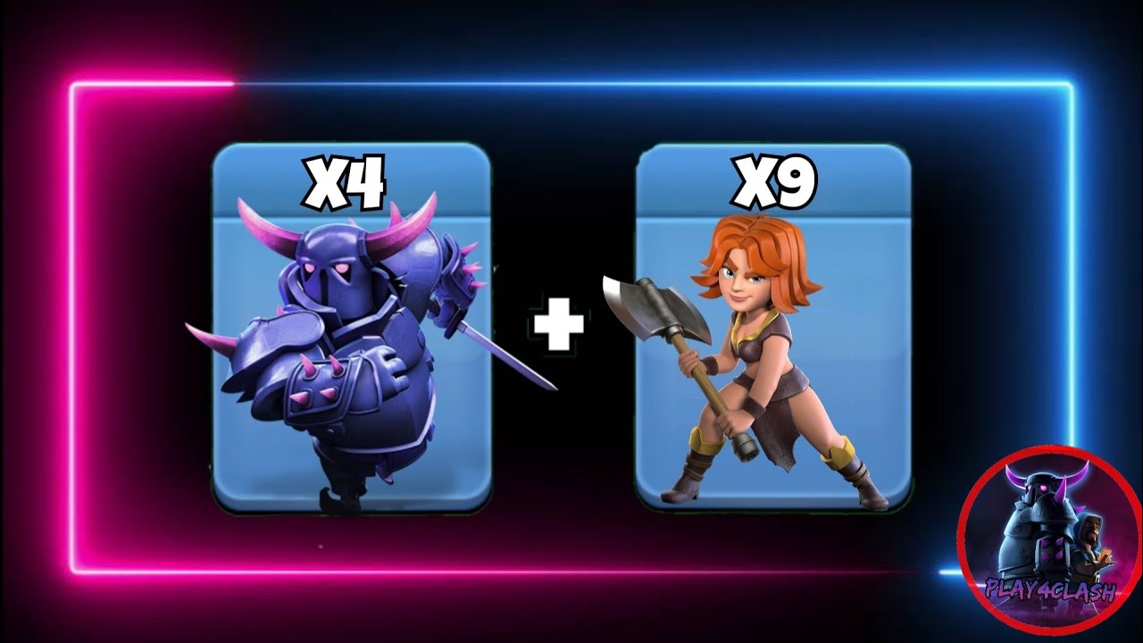 Th11 Valkyrie Attack Strategy 2023 ! 9 Valkyrie + 4 Pekka ! Th11 Attack Strategy Clash Of Clans