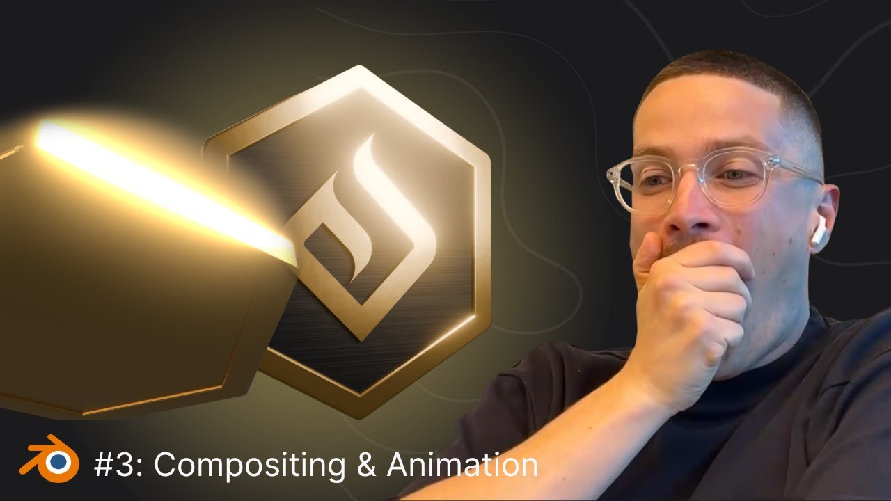 Blender: Create a Strava-Style Badge – Part 3: Compositing & Animation