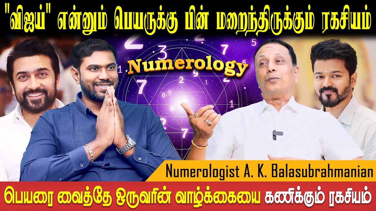 15'கும் மேற்பட்ட தமிழ் ஆண் பெயர்களின் வாழ்க்கை கணிப்பு | A.K. Balasubrahmanian | Bakthi Plus