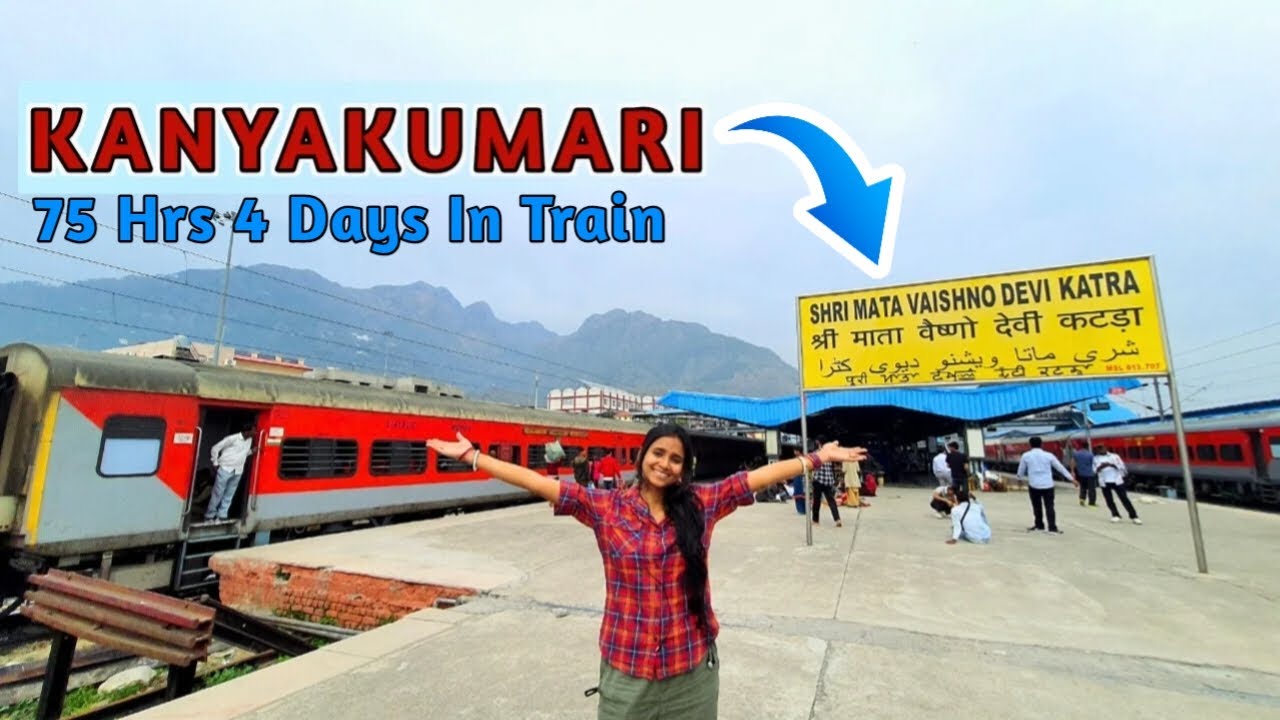 16317 Himsagar Express Full Journey | Best Train For Kanniyakumari To SMVD Katra | 4 Days In a Train