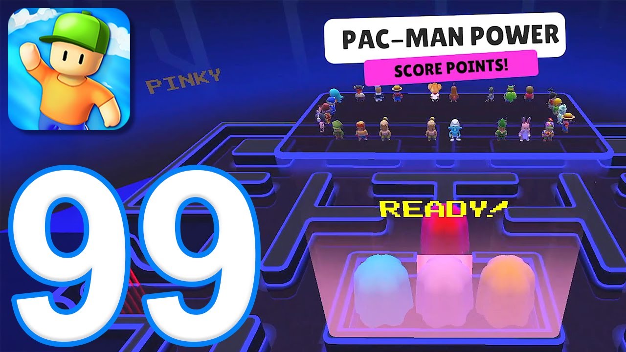 Stumble Guys - Gameplay Walkthrough Part 99 - PAC-MAN POWER (iOS, Android)