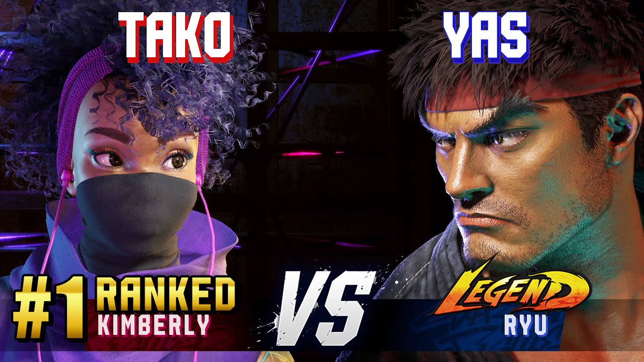 SF6 ▰ TAKO (#1 Ranked Kimberly) vs YAS (Ryu) ▰ High Level Gameplay