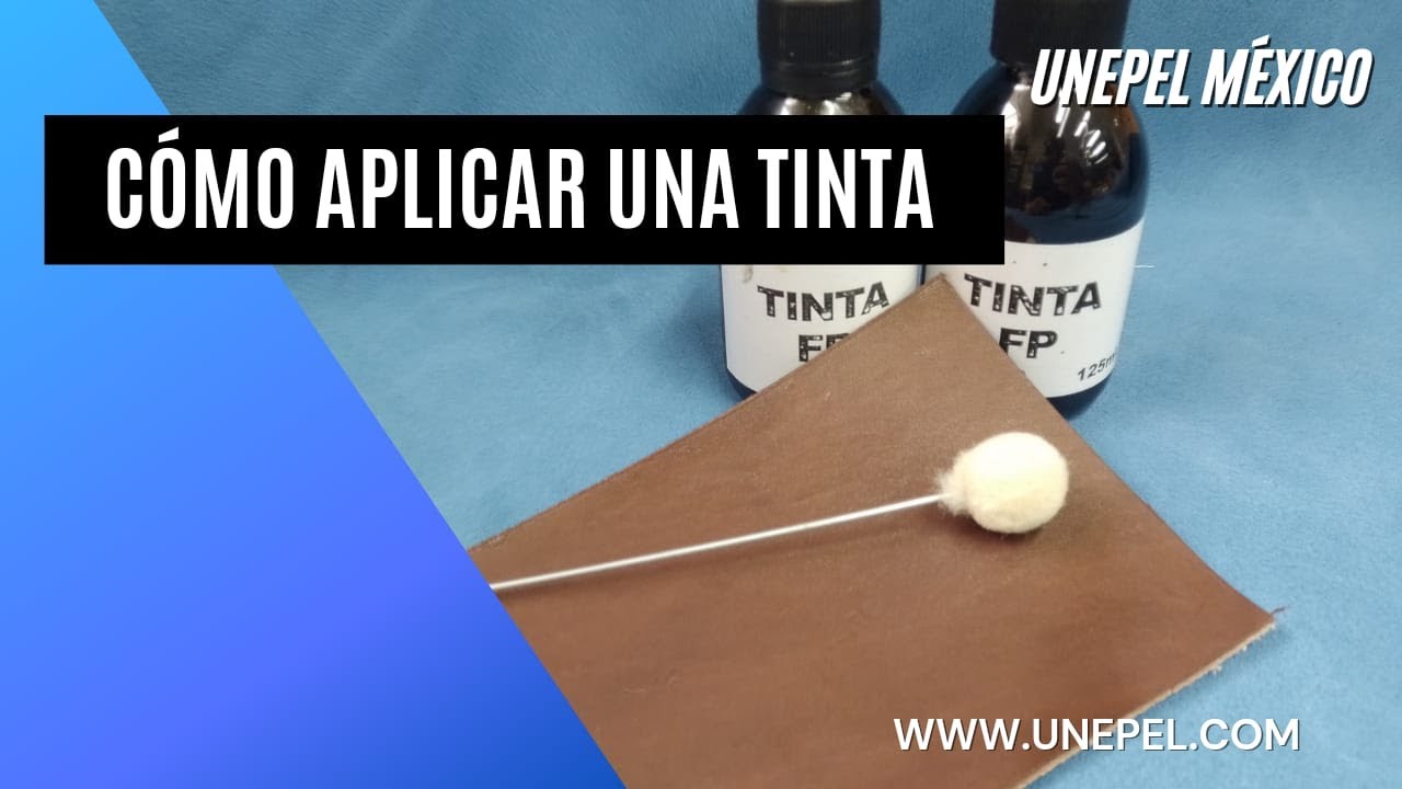 Como aplicar una tinta - UNEPEL