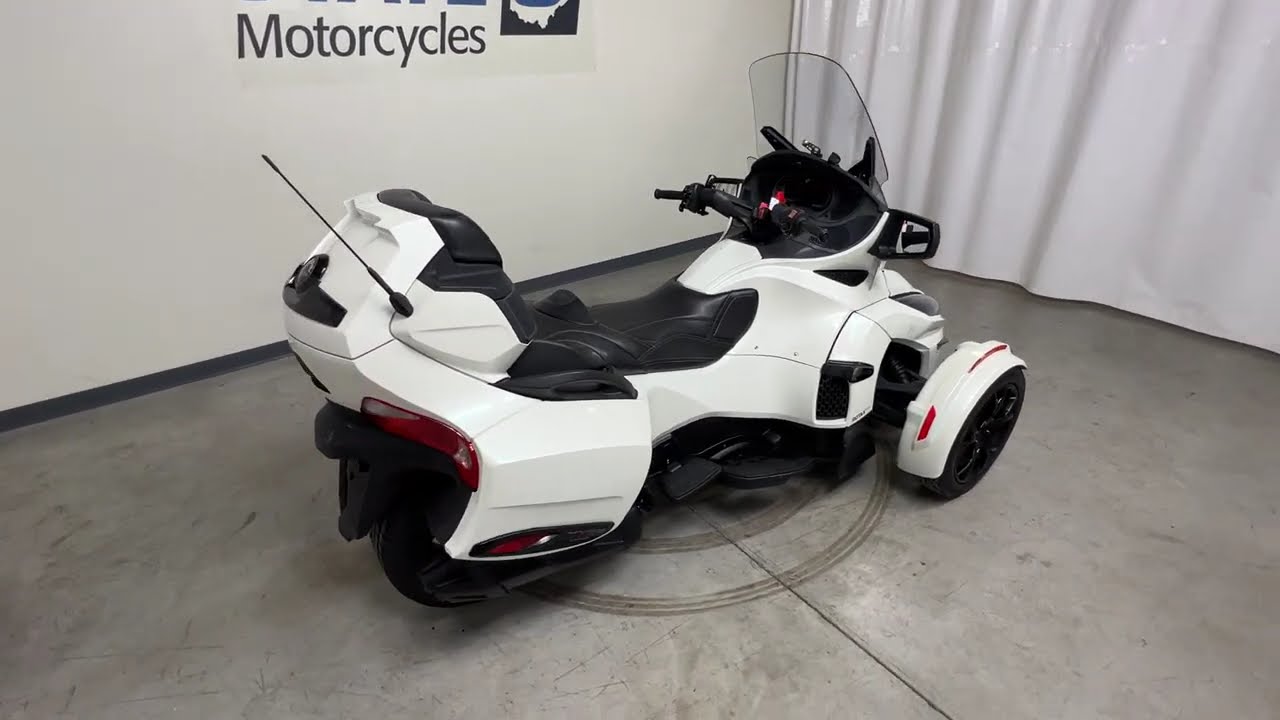 Used 2019 Can Am Spyder RT Limited (SE6) three wheeled Motorcycle for sale near Akron, OH.