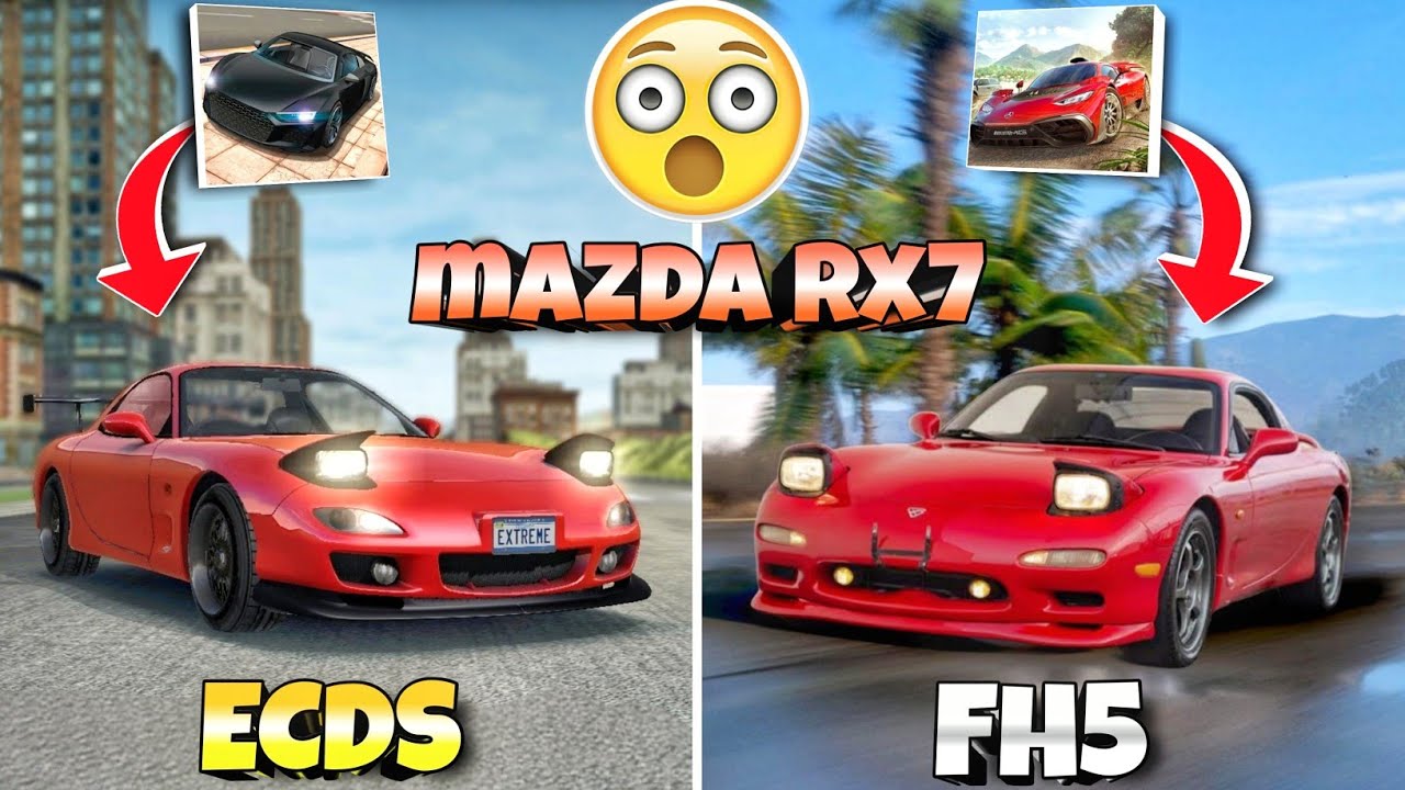 Mazda rx7😱|| в экстремальном симуляторе вождения автомобиля и Forza Horizon 5||