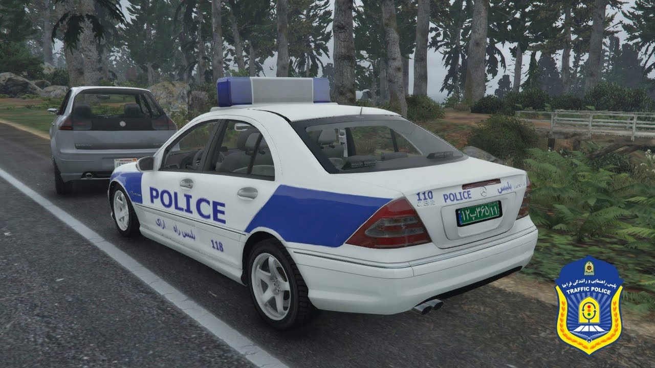پلیس راهنمایی و رانندگی ایران | ایست های ترافیکی || GTA5 LSPDFR