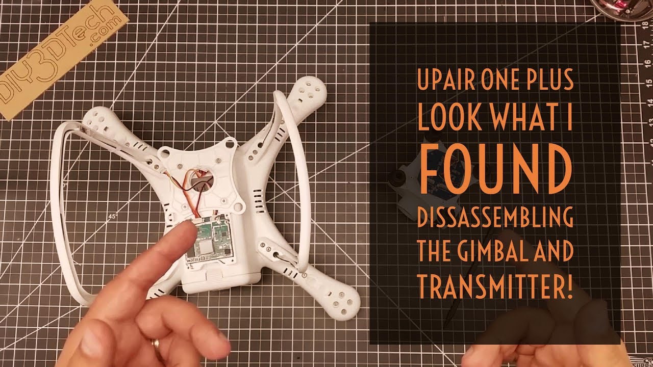 Video Drone - UpAir One Plus Look What I Found Disassembling the Gimbal and Transmitter!