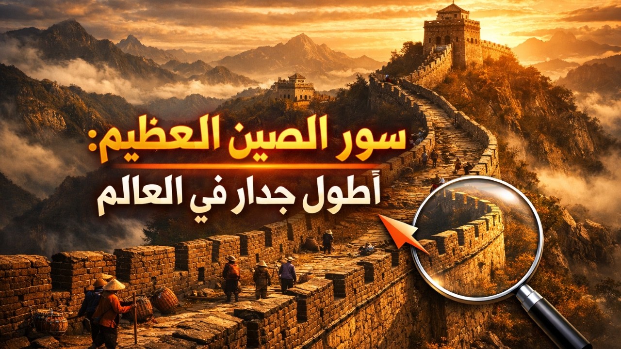 سور الصين العظيم: لماذا بنوا جداراً بطول 21,000 كيلومتر؟ | قصة الحماية والخوف