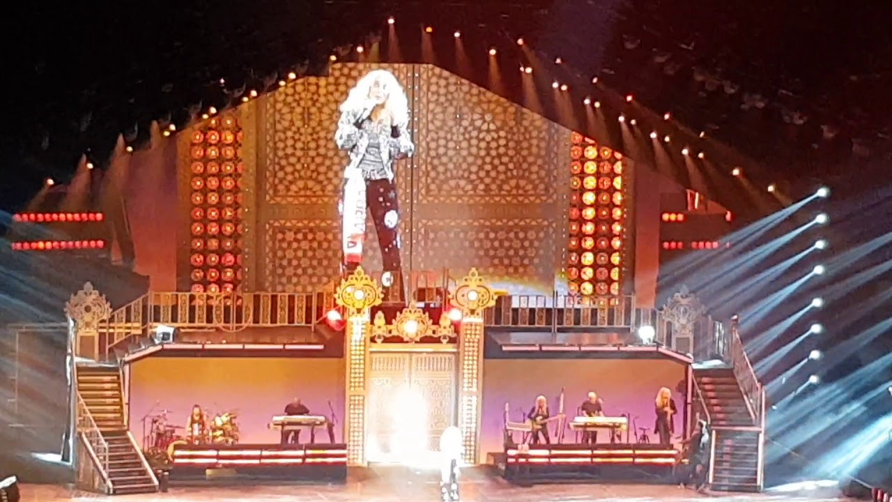WATERLOO, SOS, FERNANDO- Cher performs ABBA. Tour- Here We Go Again 2018.