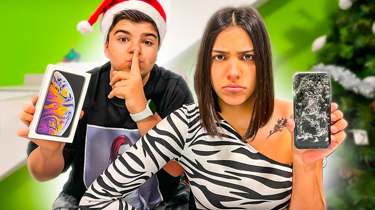R0MP0 EL MÓVIL DE MI TÍA Y LE REGALO UN IPHONE!!! LL0RA