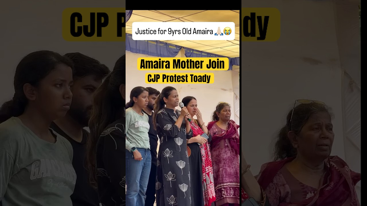 Amaira Mother Join Protest Today With all family members and Justice for Amaira #cjp #shorts