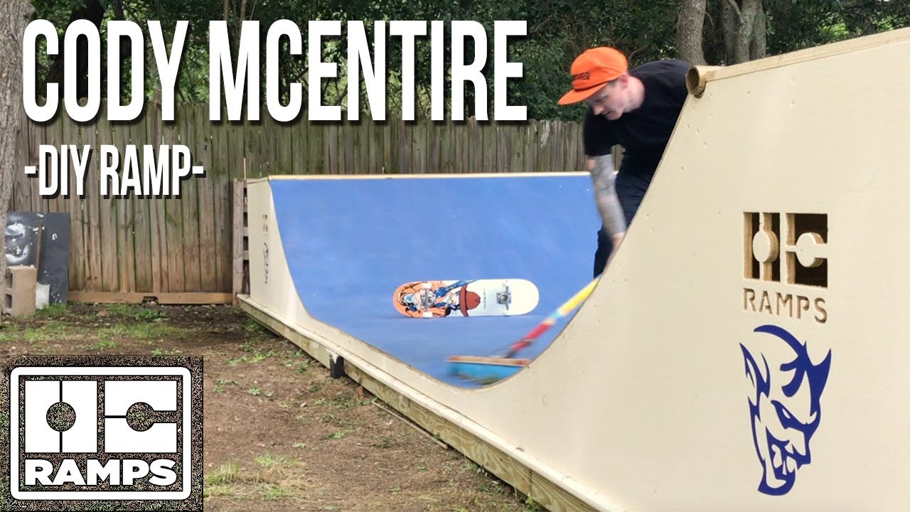 Cody McEntire- builds his DIY ramp