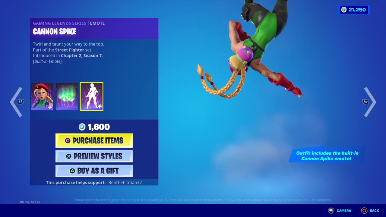 Fortnite Cannon Spike Emote