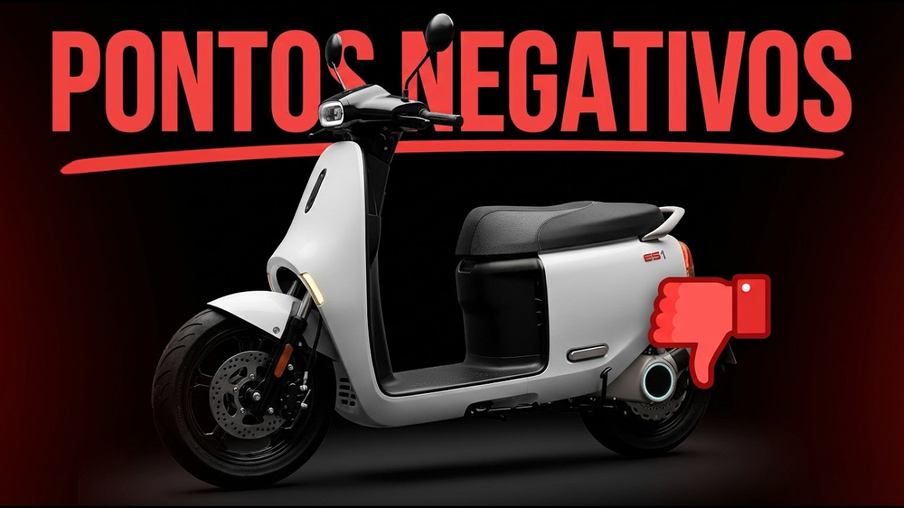 Pontos Negativos da Scooter Elétrica ES1 