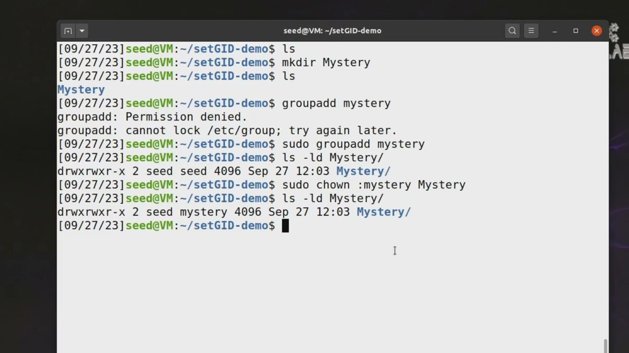 Linux SetGID (sgid) - explained