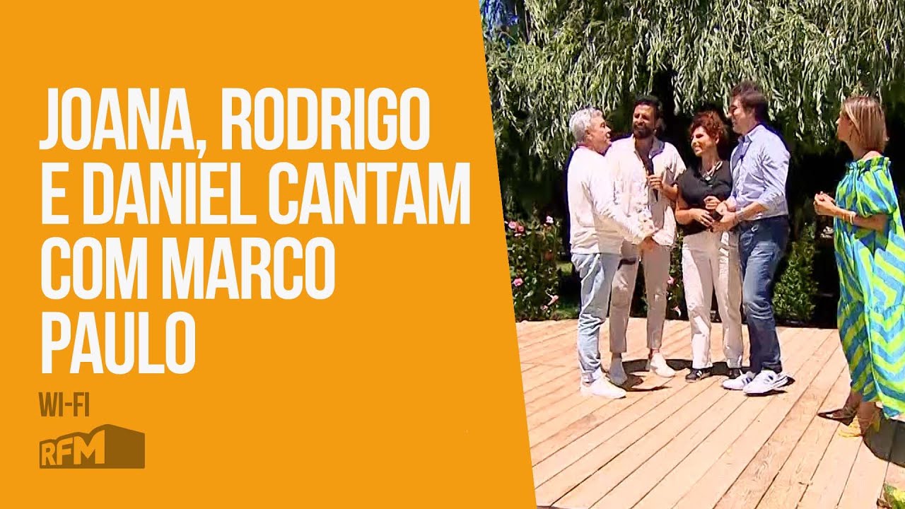 Joana, Rodrigo e Daniel cantam Marco Paulo