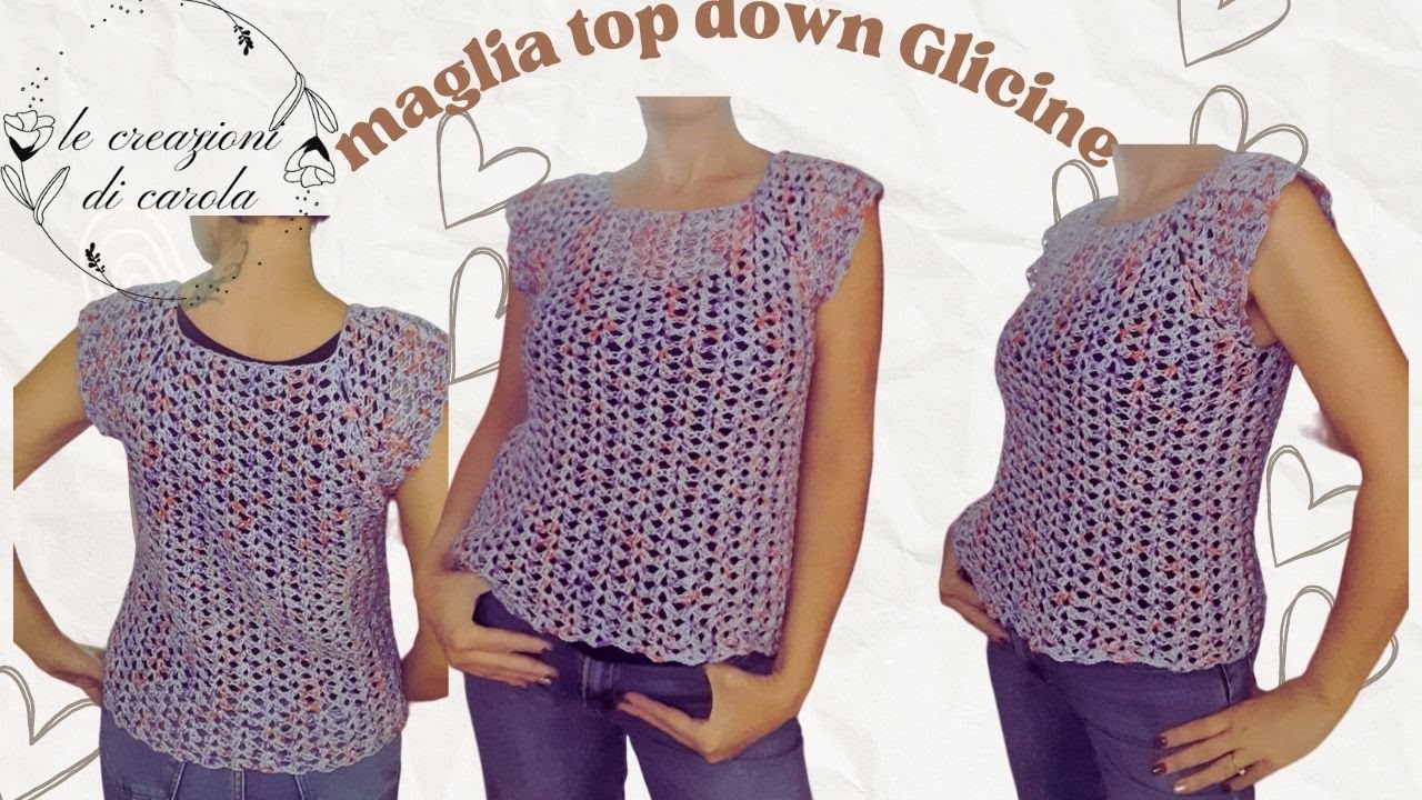 Maglia Ad Uncinetto Glicine