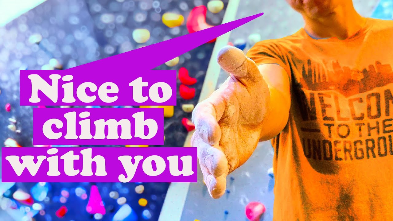 6 tips for meeting people at the rock climbing gym #rockclimbing #bouldering #talking