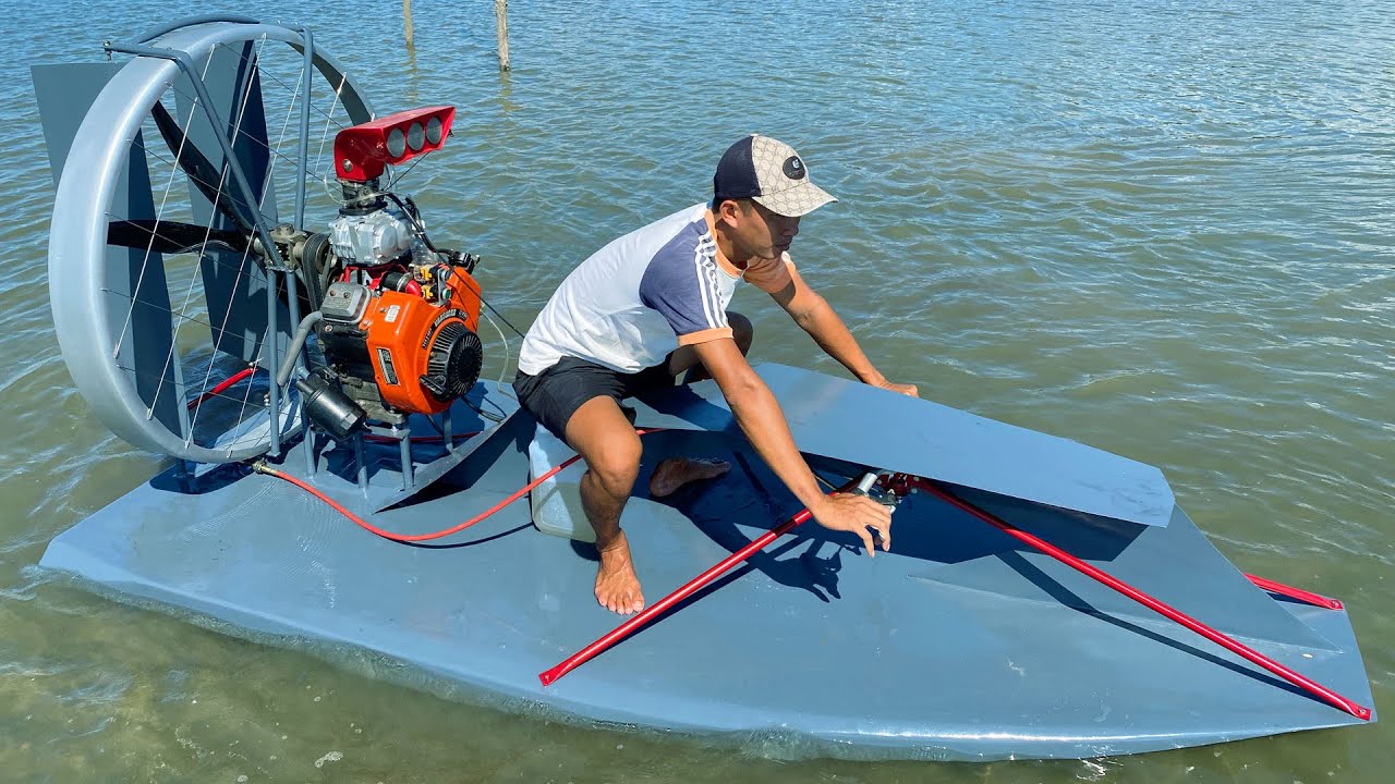 How I Built a Supercharged Airplane Propeller Boat from Scrap