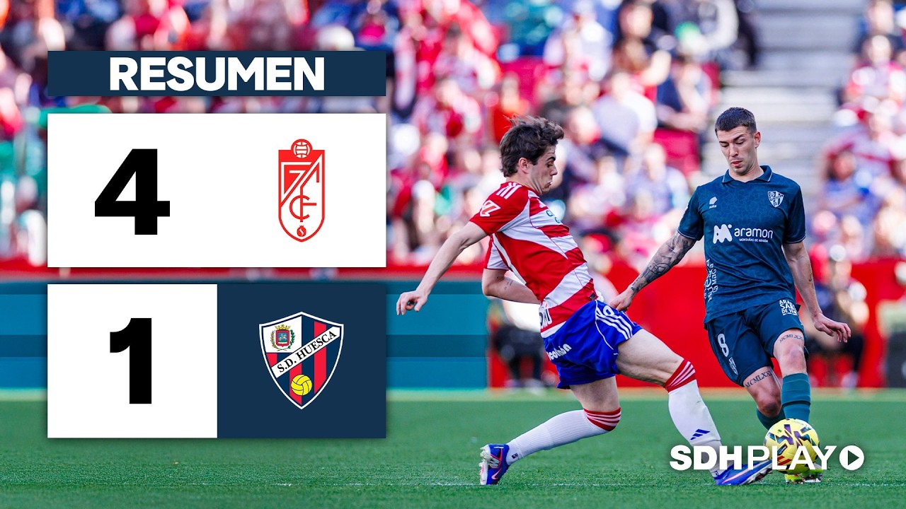 Resumen: Granada CF 4-2 SD Huesca | 28 de marzo | Jornada 32