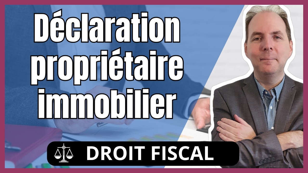 Déclaration Propriétaire Immobilier (impôts 2023)