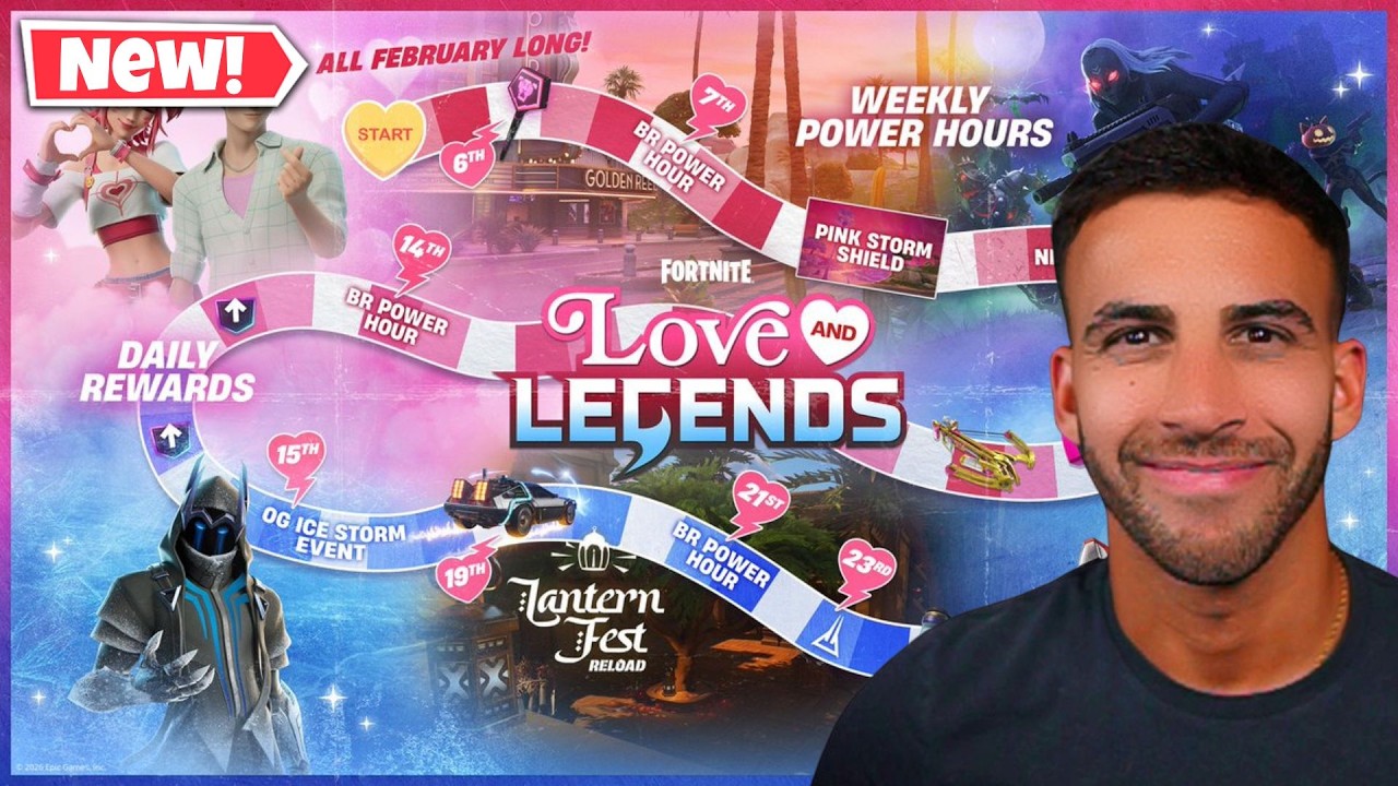 Реакция в прямом эфире на песню Love & Legends в Fortnite!