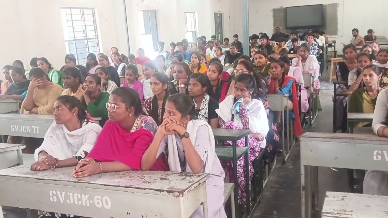 World Cancer day in GVJC, B. Camp, kurnool 