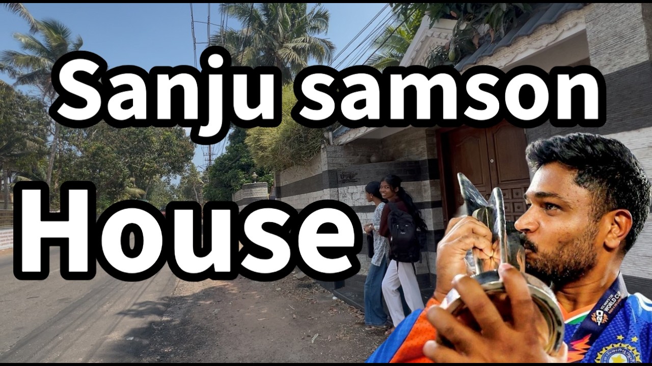 indian cricket player sanju samson house tour @Zen traveler by Anzar