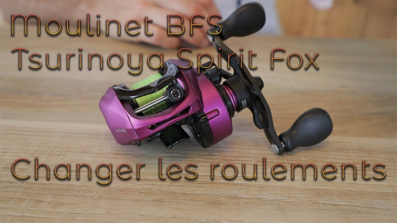 Tsurinoya Spirit Fox: changer les roulements