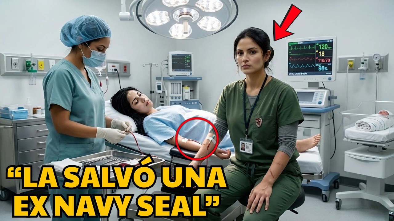 Para salvar a la esposa de un militar, una ex sanitaria “Navy SEAL” aplastó al médico cobarde.