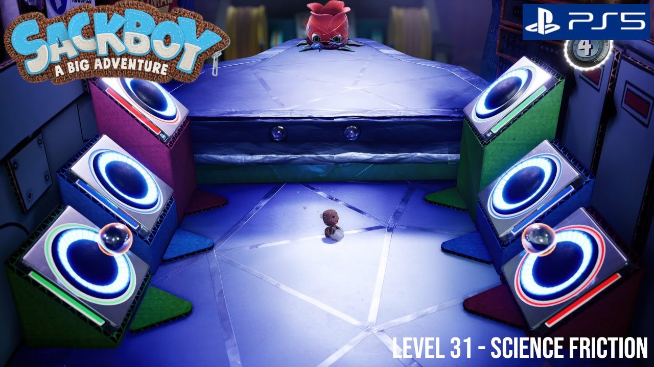 Sackboy | Level: Science Friction | Walkthrough to All 3 Orbs!